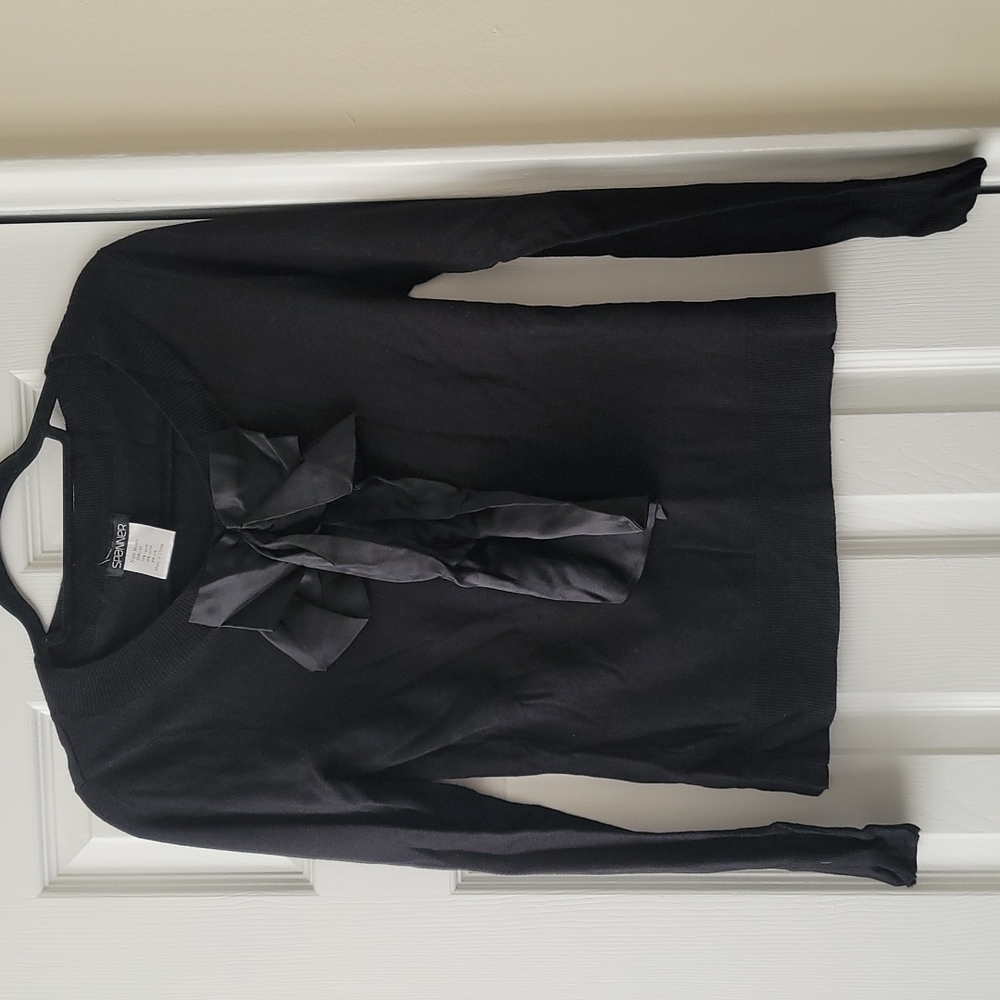 Light Black Holiday Sweater